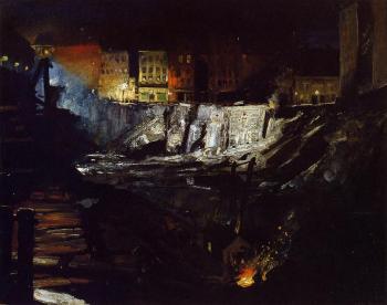 George Bellows : Excavation at Night